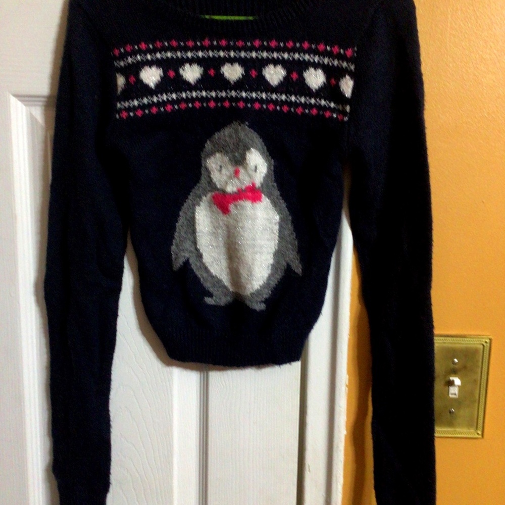 Abercrombie Kids sweater, Navy blue, size large